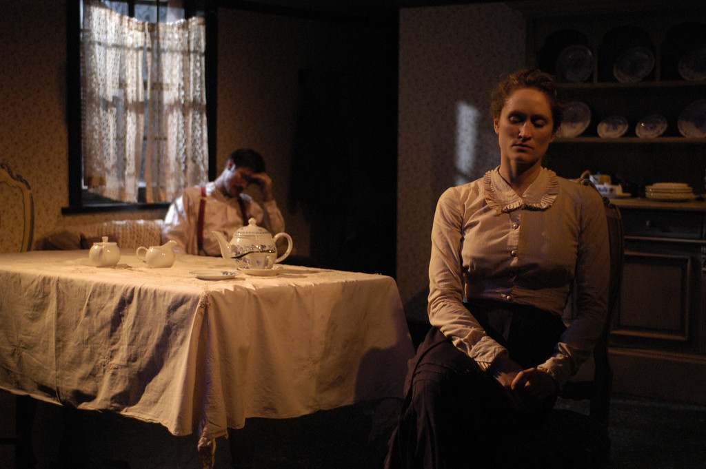 Gareth Saxe and Angela Reed in THE DAUGHTER-IN-LAW by D.H. Lawrence. Photo: Richard Termine